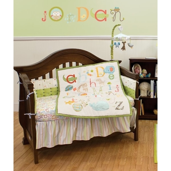 Nurture Imagination My ABCs 4 piece Crib Bedding Set