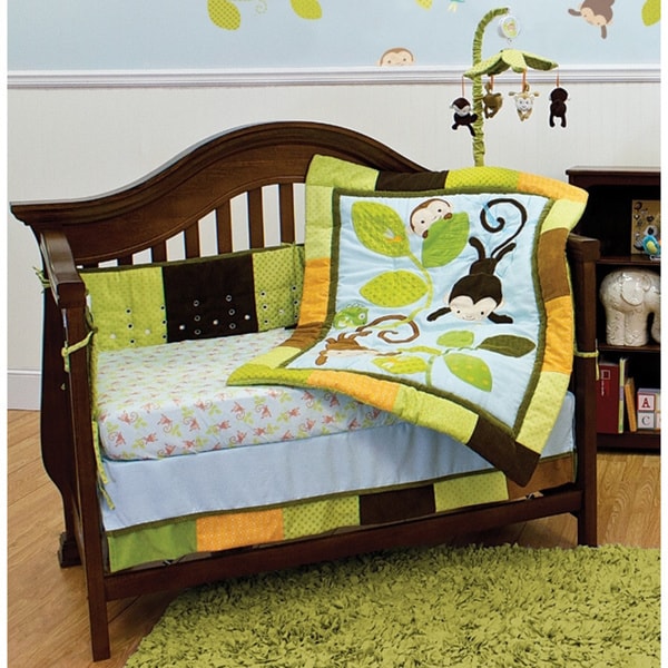 Nurture Imagination Swing 3 piece Crib Nursery Bedding Set Nurture Imagination Bedding Sets