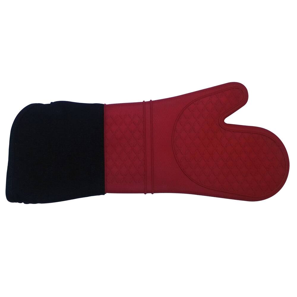 Le Chef Ultra Flex 17-inch Red Silicone Kitchen Cooking Mitt