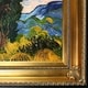 Shop Vincent Van Gogh 'Two Cypresses ' Hand Painted Framed Canvas Art ...