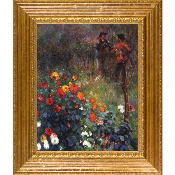 Pierre-Auguste Renoir 'Garden In The Rue Cortot Montmartre ' Hand ...