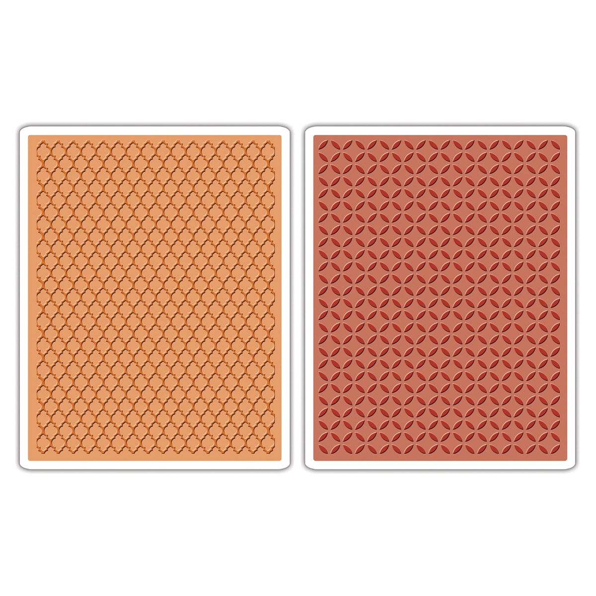 Sizzix Textured Impressions A2 Embossing Folders 2/PkgPolka Dots