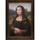 La Pastiche Leonardo da Vinci 'Mona Lisa ' Hand Painted Framed Canvas ...