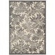 preview thumbnail 8 of 19, Nourison Graphic Illusions GIL19 Area Rug 5'3" x 7'5" - Ivory