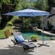 Thumbnail 3, Monterey Outdoor 10-foot Banana Sun Canopy by Christopher Knight Home, Base Included. Changes active main hero.