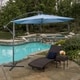 Thumbnail 4, Monterey Outdoor 10-foot Banana Sun Canopy by Christopher Knight Home, Base Included. Changes active main hero.