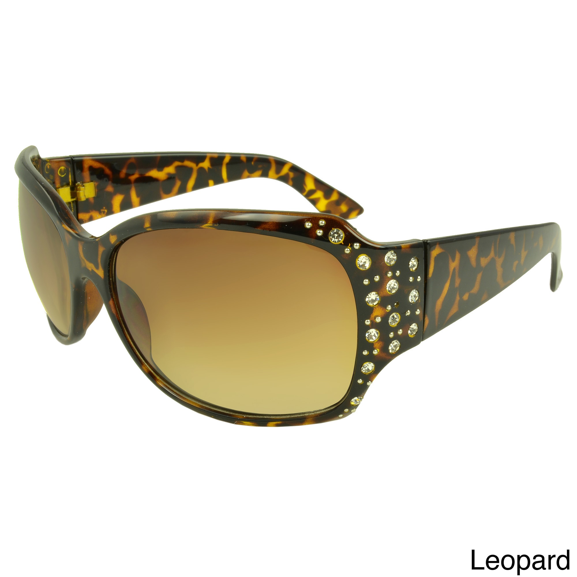 Epic Eyewear Rosen Rhinestone studded Oval Sunglasses