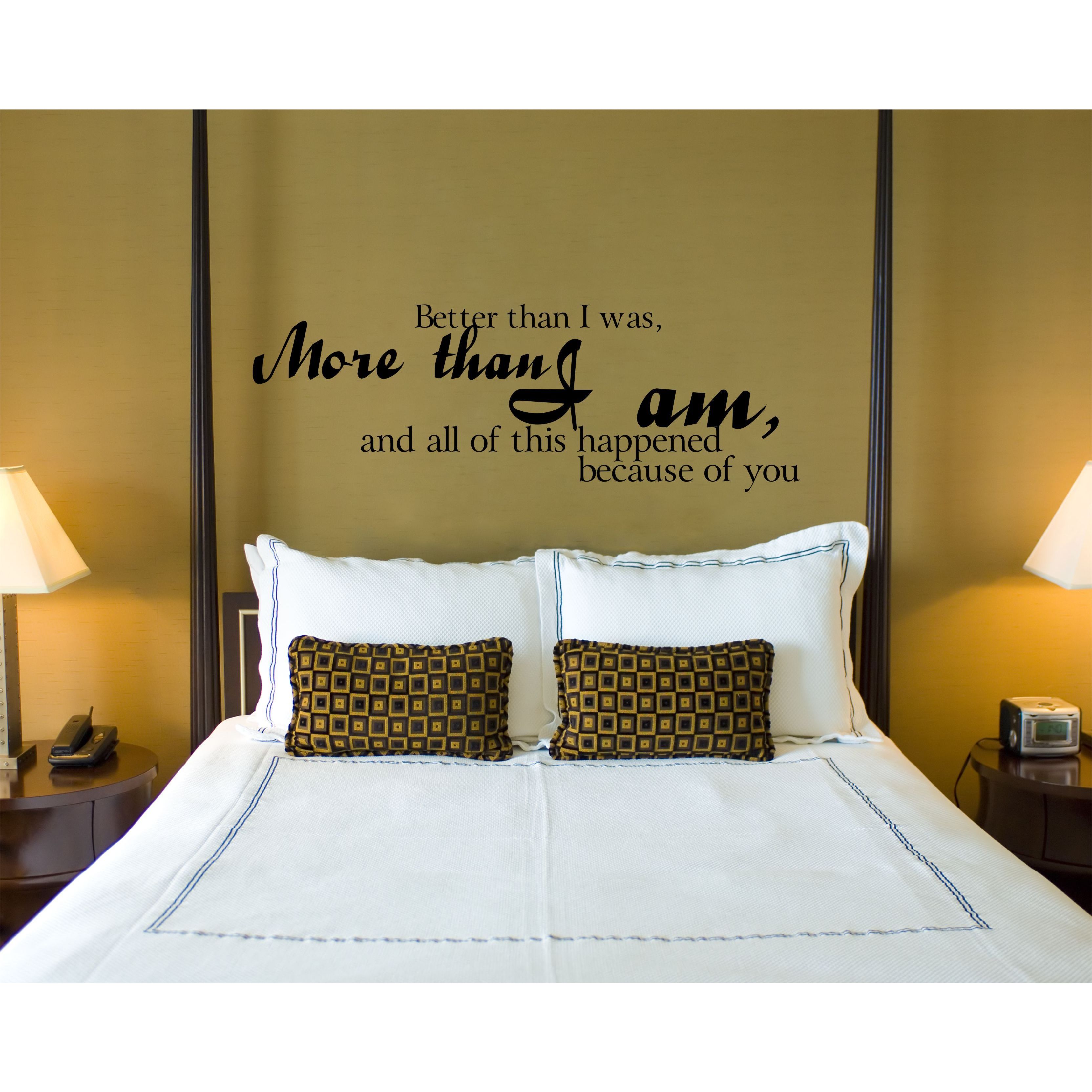 Better Because Of You Inspirational Vinyl Wall Art