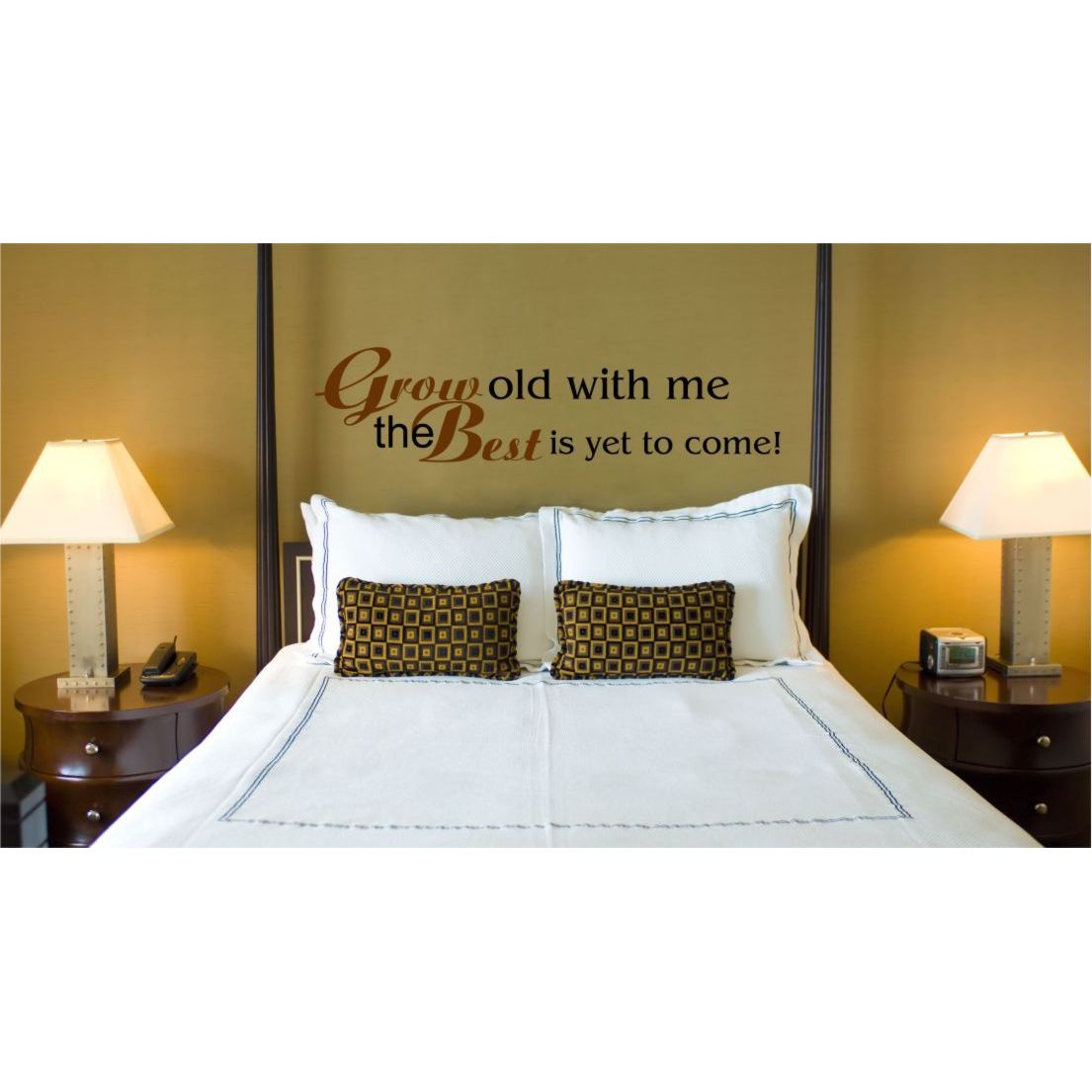 Grow Old With Me Inspirational Vinyl Wall Art