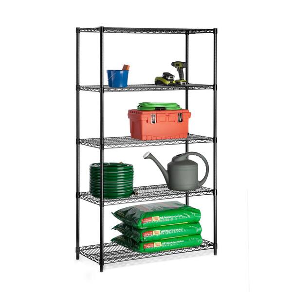 Honeycando SHF01440 Industrial 5Tier Adjustable Storage Shelving