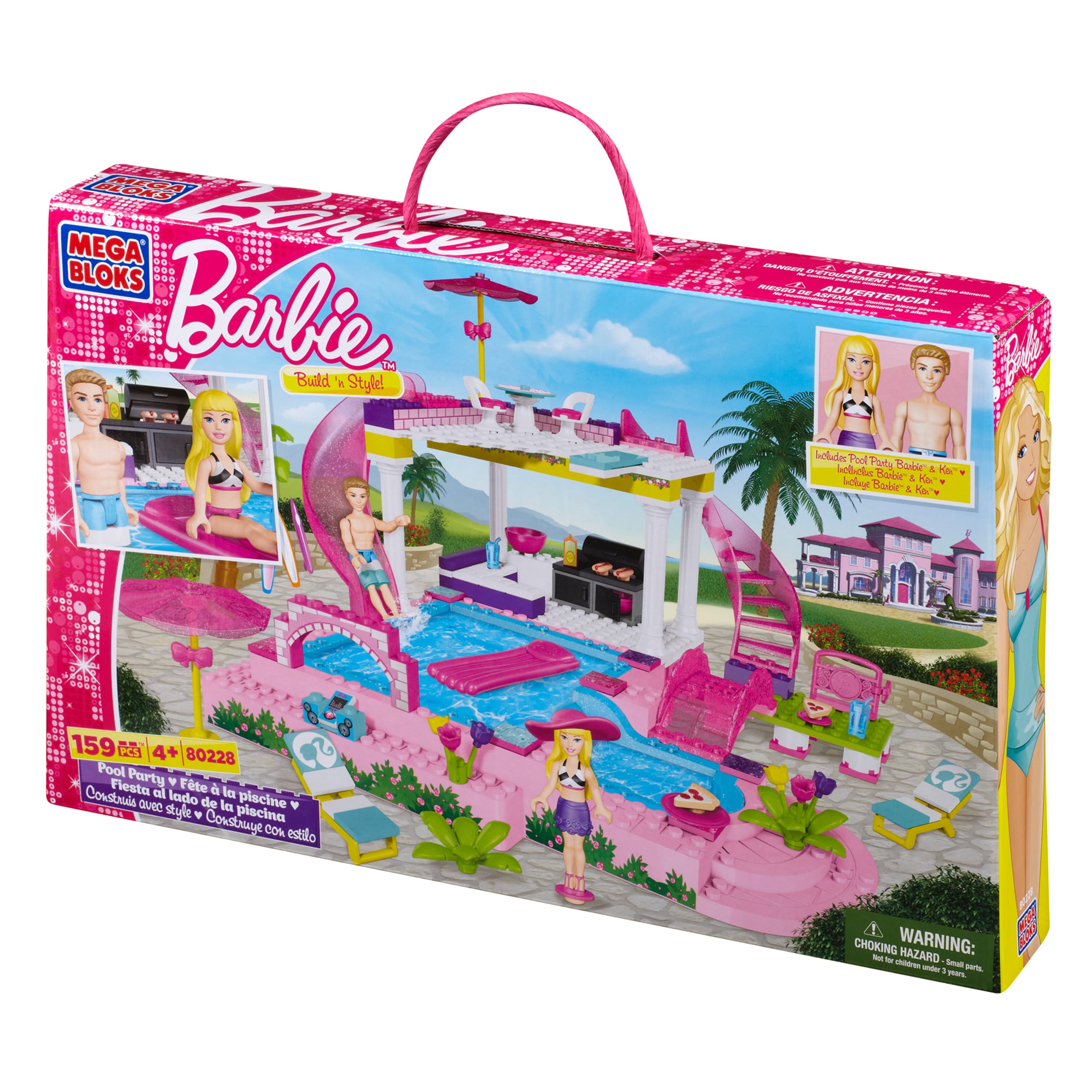 mega bloks barbie pool party