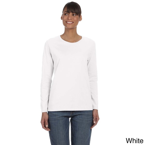 white long sleeve shirt ladies