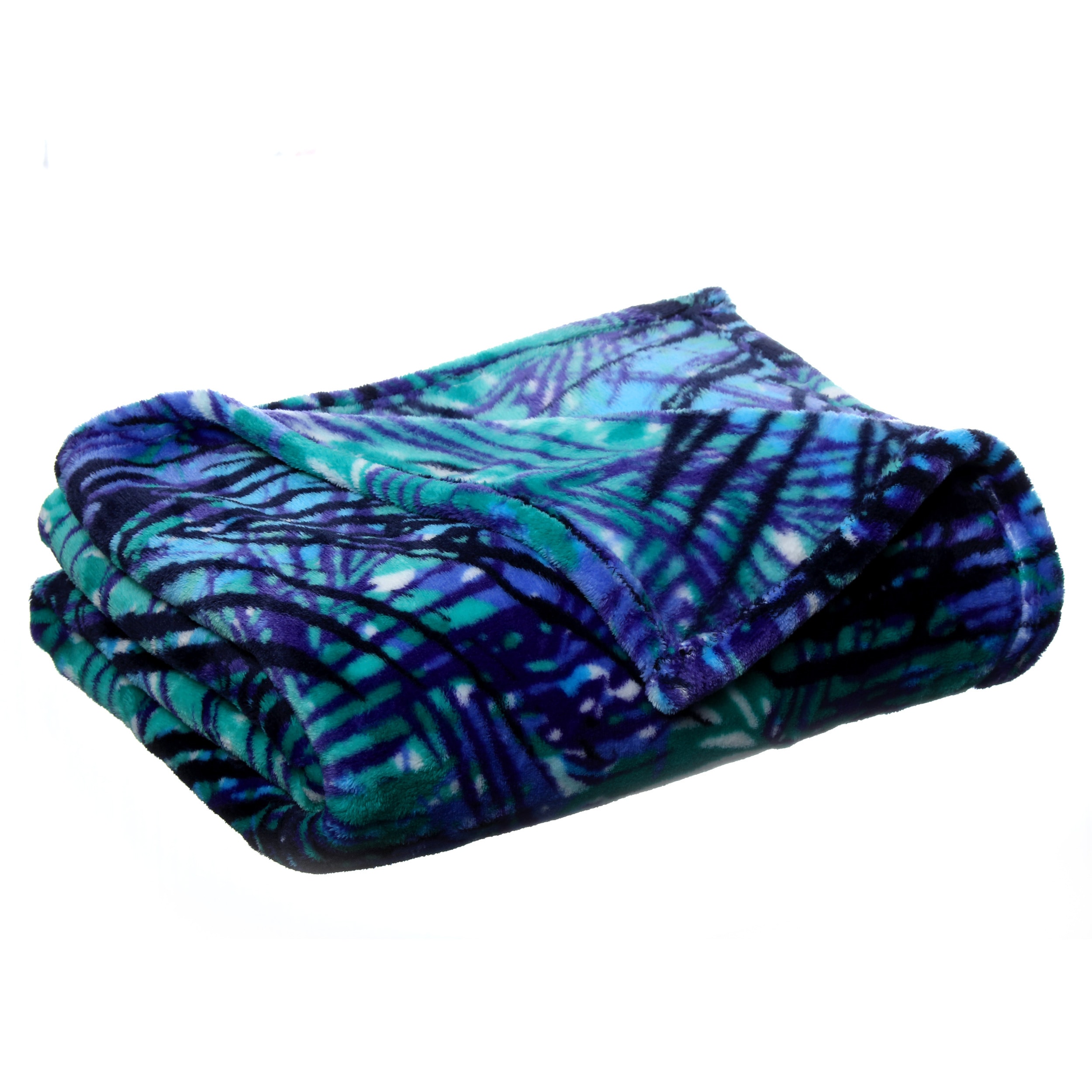 Rain Forest Luxury Plush Printed Throw