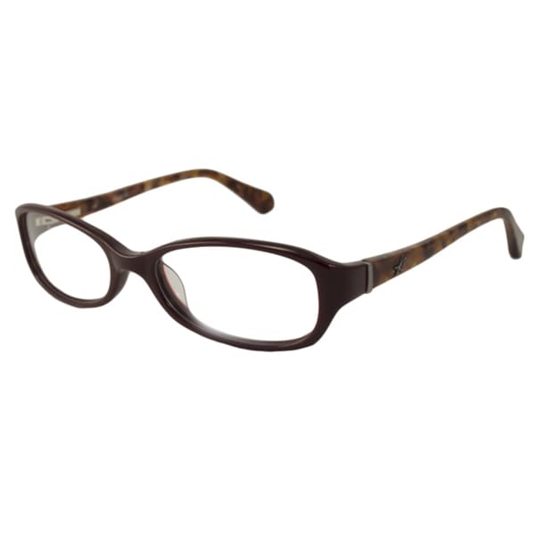 Kenneth Cole Readers Womens KC182 Burgundy Rectangular Reading