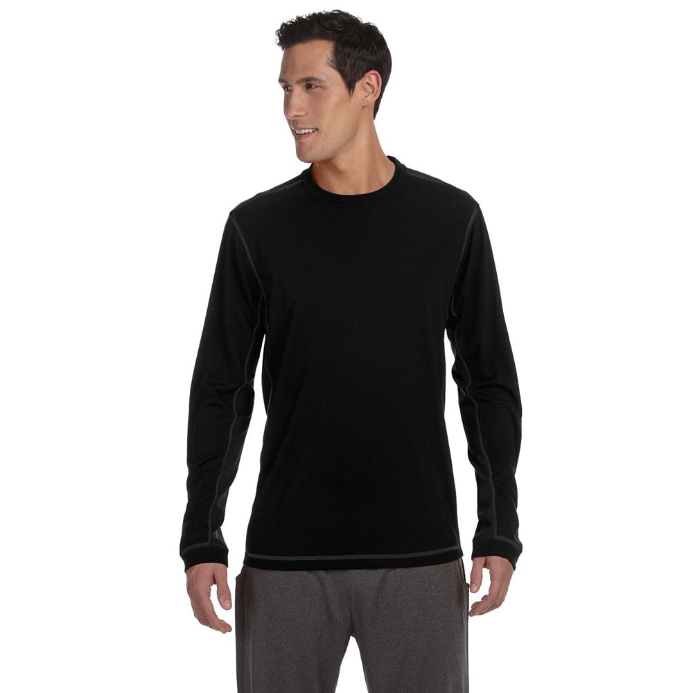 Mens Long Sleeve Crew Neck T shirt