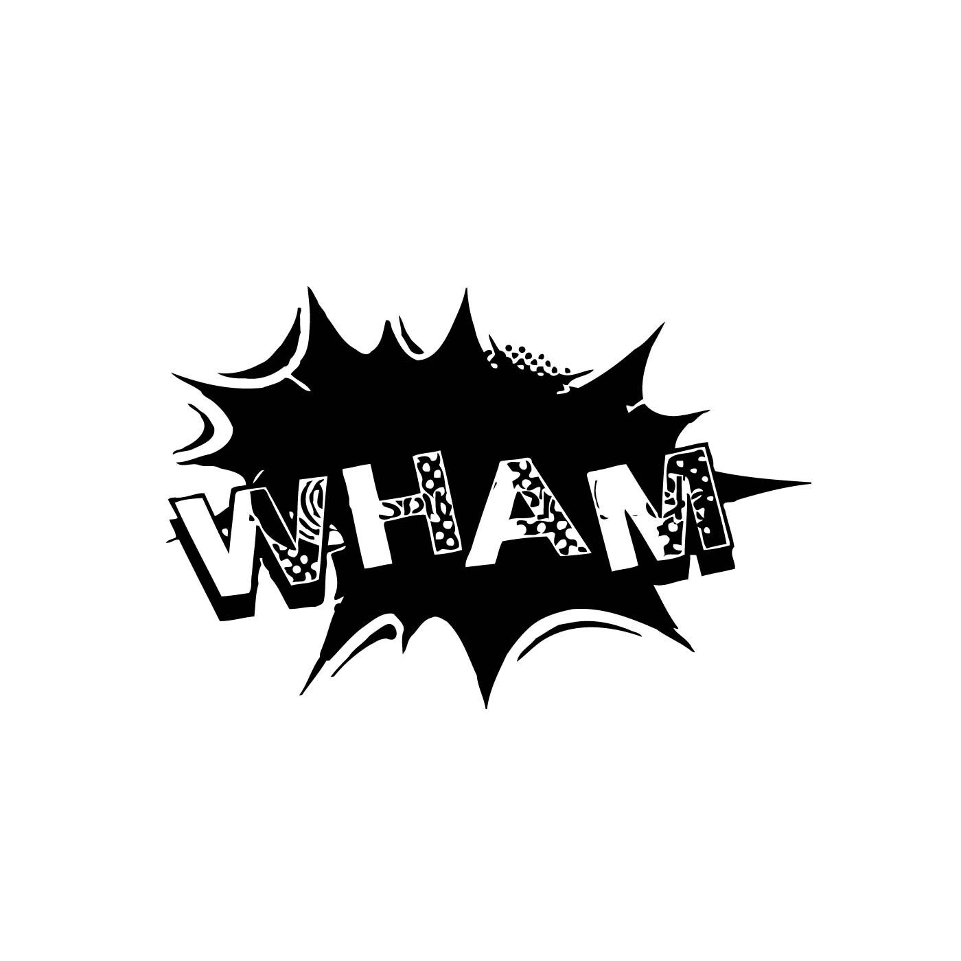 Shop Wham Graffiti Logo Vinyl Wall Art Overstock 9032743