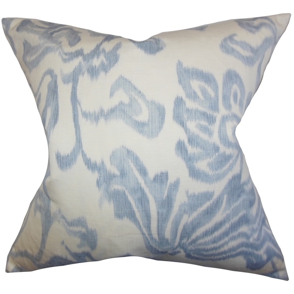 Idony Blue Floral Down Filled Throw Pillow - Free Shipping Today - Overstock.com - 16232272