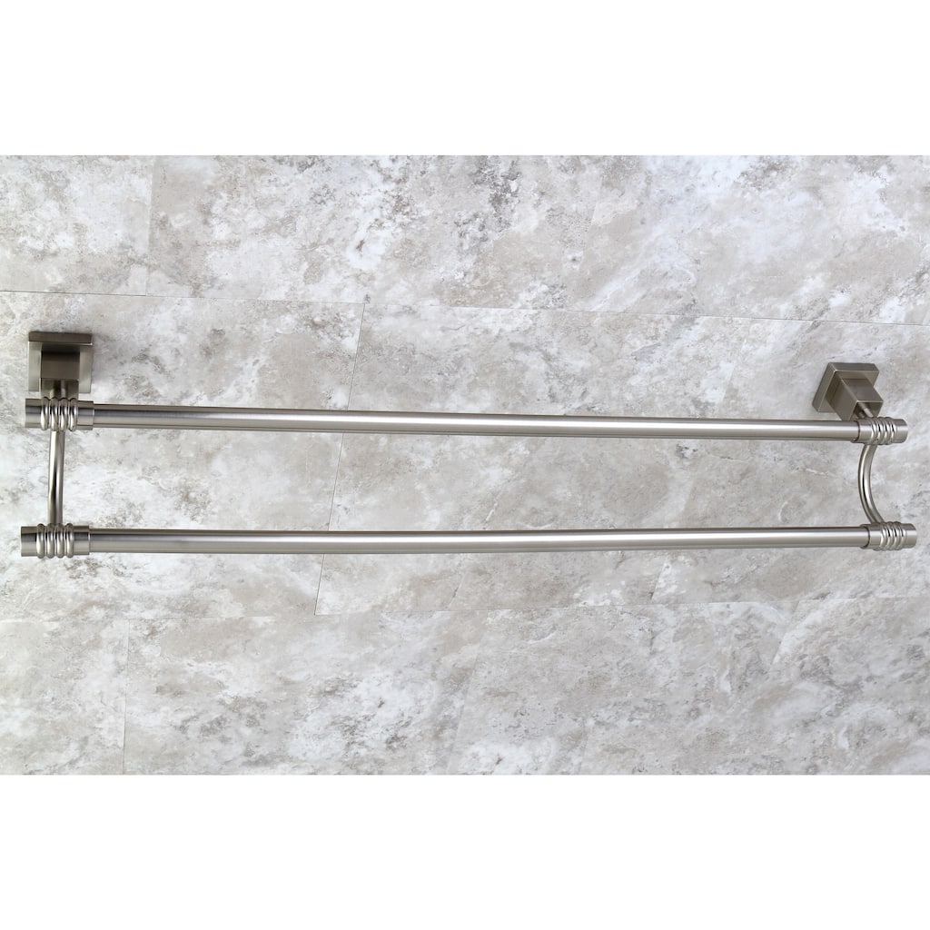 Fortress Satin Nickel 24-inch Double Towel Bar