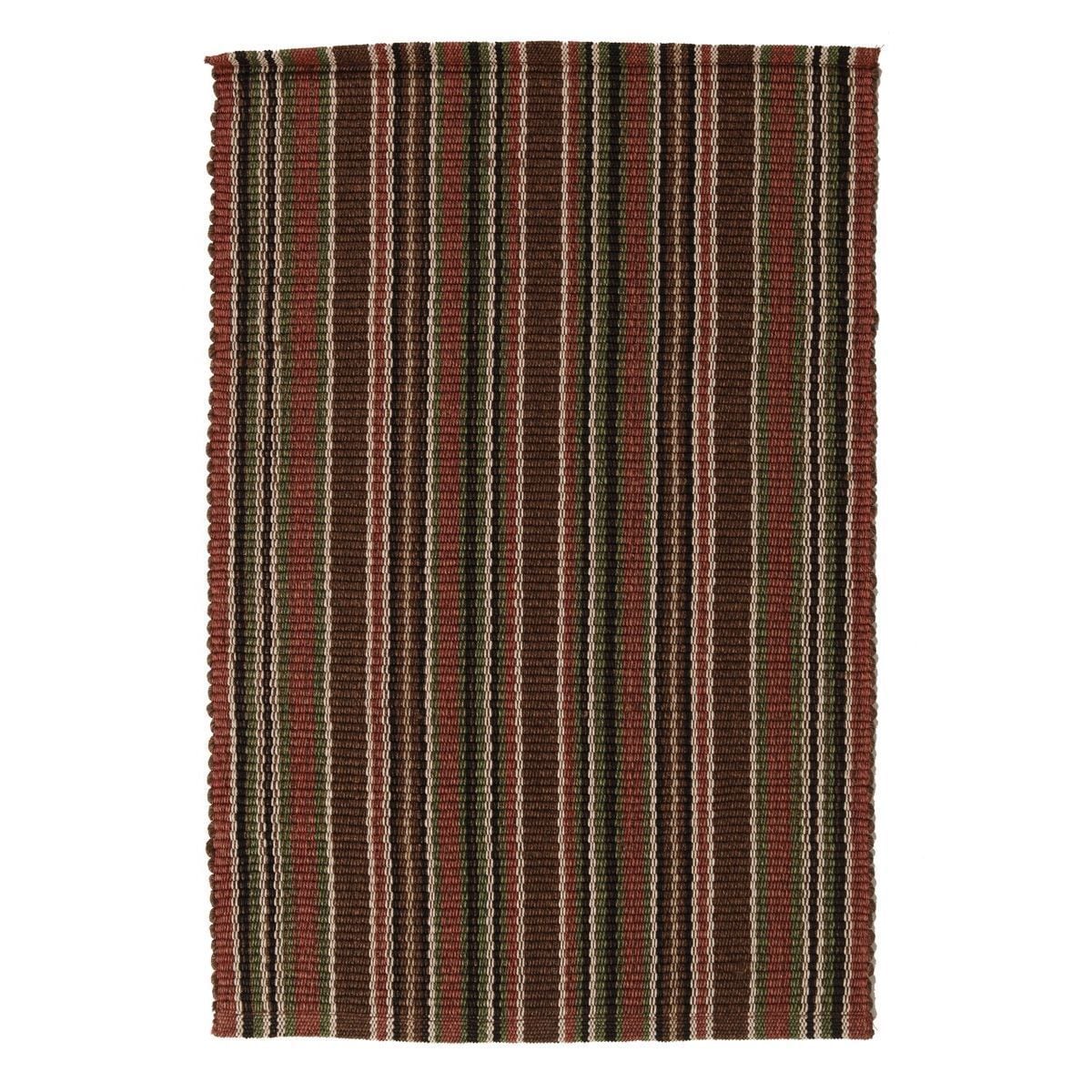  Indoor/ Outdoor Stain proof Striped Rug (26 X 6)