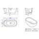 preview thumbnail 10 of 10, Aquatica Karolina Freestanding Solid Surface Bathtub - Fine Matte