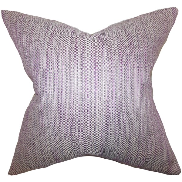 Shop Zebulun Woven Down Fill Throw Pillow Purple Free Shipping Today 9033610