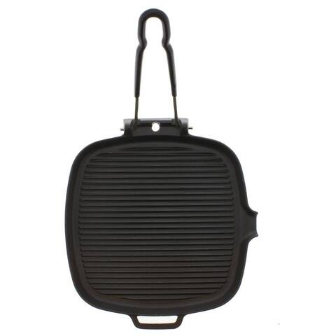 Chasseur French Cast Iron Black Square Grill by French Home