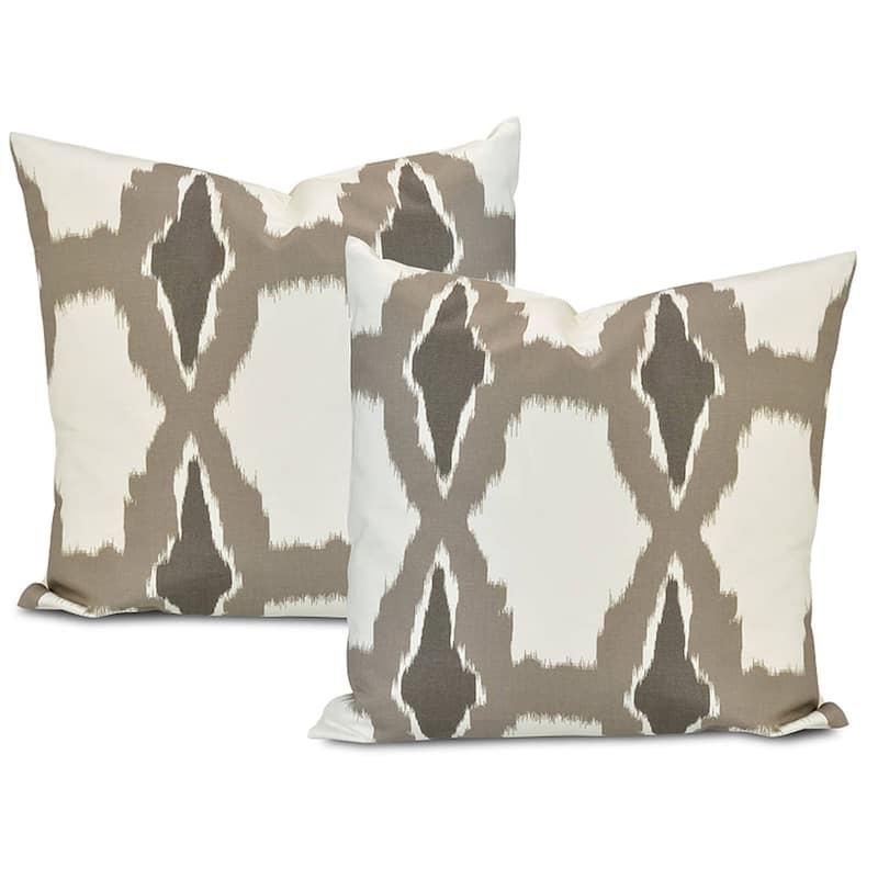 Exclusive Fabrics Sorong Printed Cotton Cushion Cover (Set of 2)