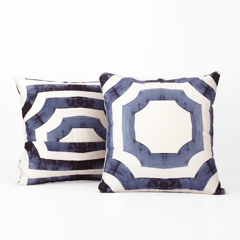 Exclusive Fabrics Mecca Printed Cotton Cushion Cover (Set of 2)