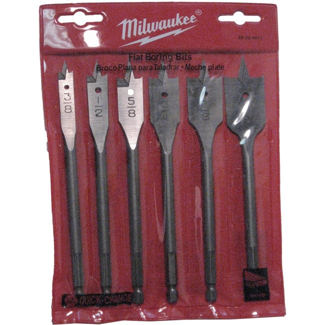 Milwaukee 49 22 0071 Flat Boring Bit Kit