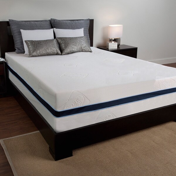 Sealy 12-inch Twin-size Memory Foam Mattress - White ...