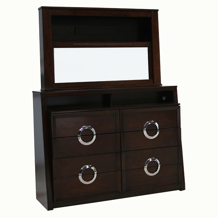 Presley Dark Birch Tv Dresser