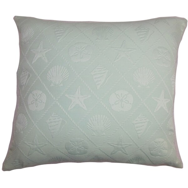 Qadira Coastal Blue Down Filled Throw Pillow Free Shipping Today