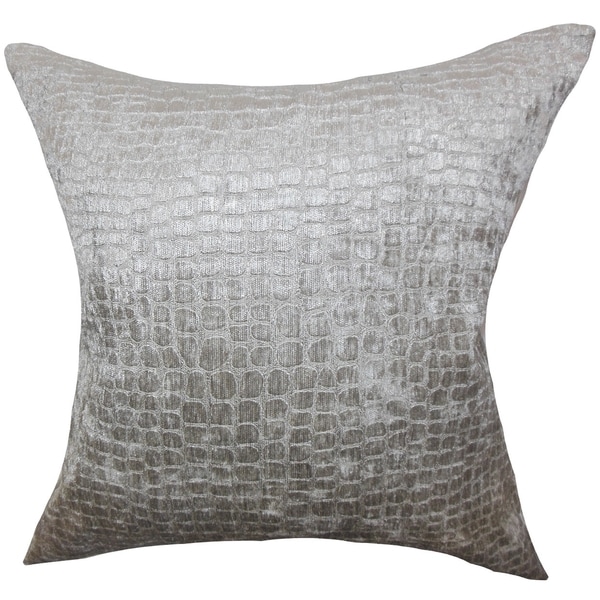 silver throw pillows