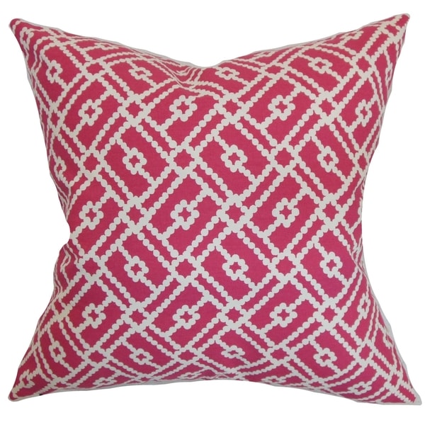 Shop Majkin Azalea Geometric Down Filled Throw Pillow - Overstock - 9035111