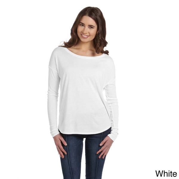 white flowy long sleeve shirt