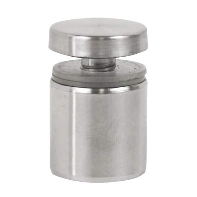 1-inch Diameter by 15/16-inch Long Stainless Steel Standoff Hardware For Glass Display (Set of 4)