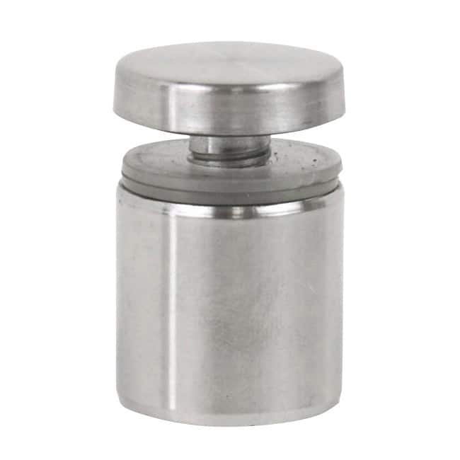 1-inch Diameter by 15/16-inch Long Stainless Steel Standoff Hardware For Glass Display (Set of 8)