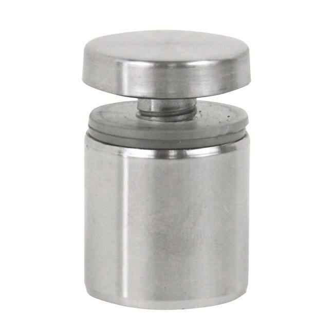 1-inch Diameter by 15/16-inch Long Stainless Steel Standoff Hardware For Glass Display (Set of 8)