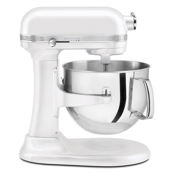 Shop KitchenAid KSM7586PFP 7-Quart Bowl Frosted Pearl Lift ...