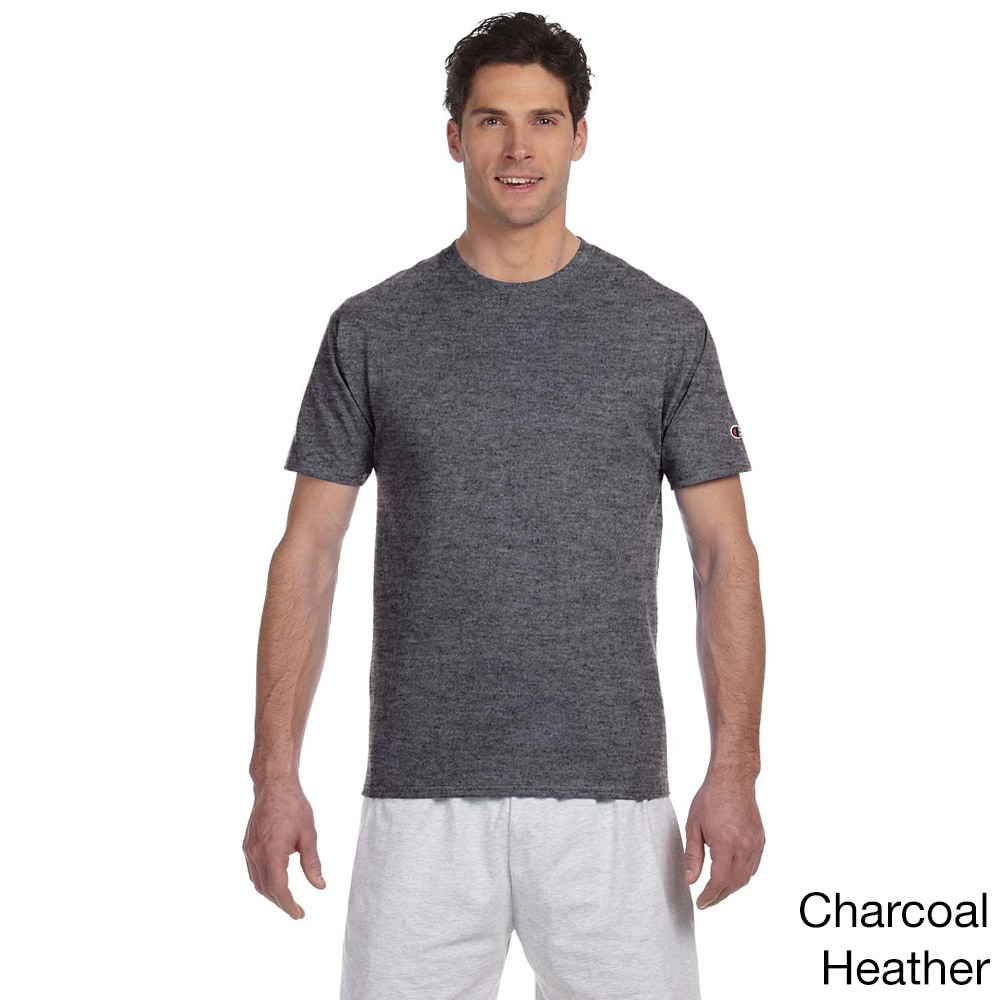 Champion Champion Mens Tagless Crew Neck T shirt Grey Size XXL