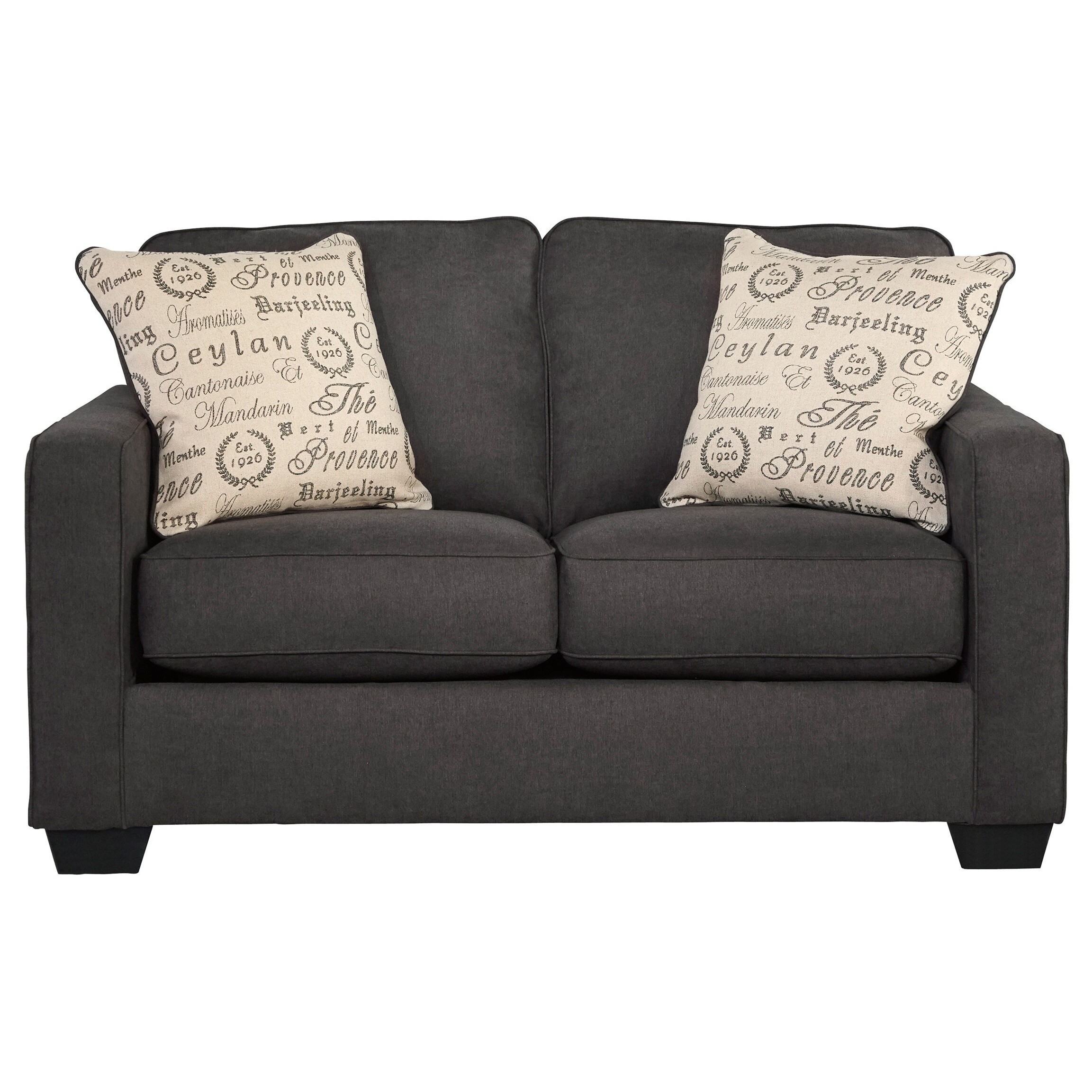 Shop Signature Design by Ashley Alenya Charcoal Loveseat - Free