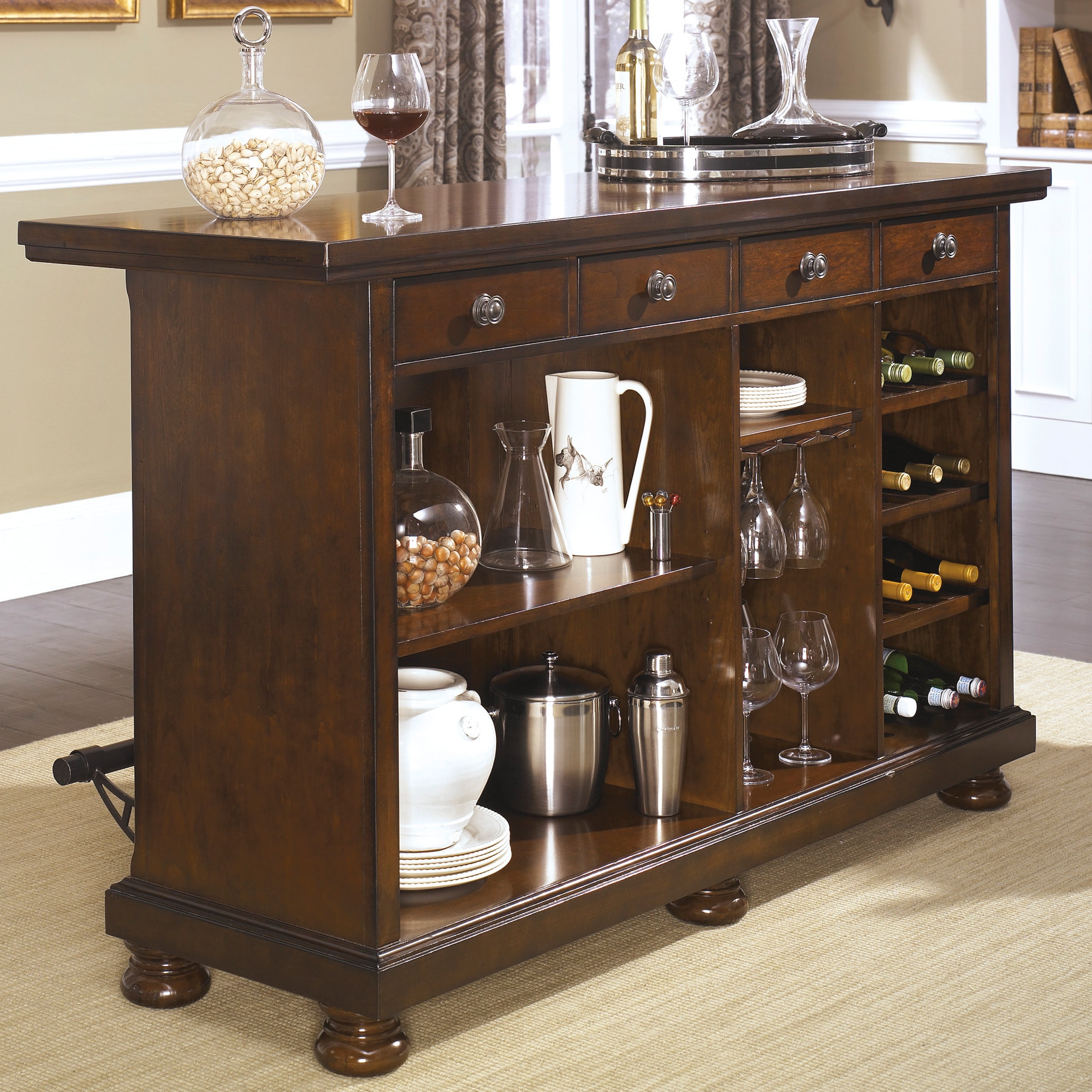 Shop Signature Design By Ashley Porter Rustic Brown Bar Base Top