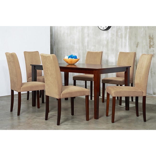 Warehouse Of Tiffany Shino Brown 7 piece Dining Set