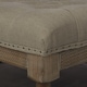 preview thumbnail 5 of 3, The Gray Barn Creston Beige Linen Tufted Ottoman