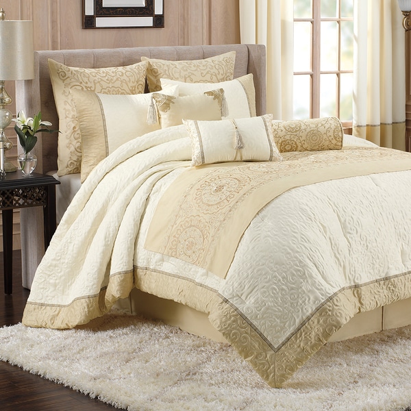 Shop Bombay Tatyana 5-piece Comforter Set with Bed Runner - Overstock ...