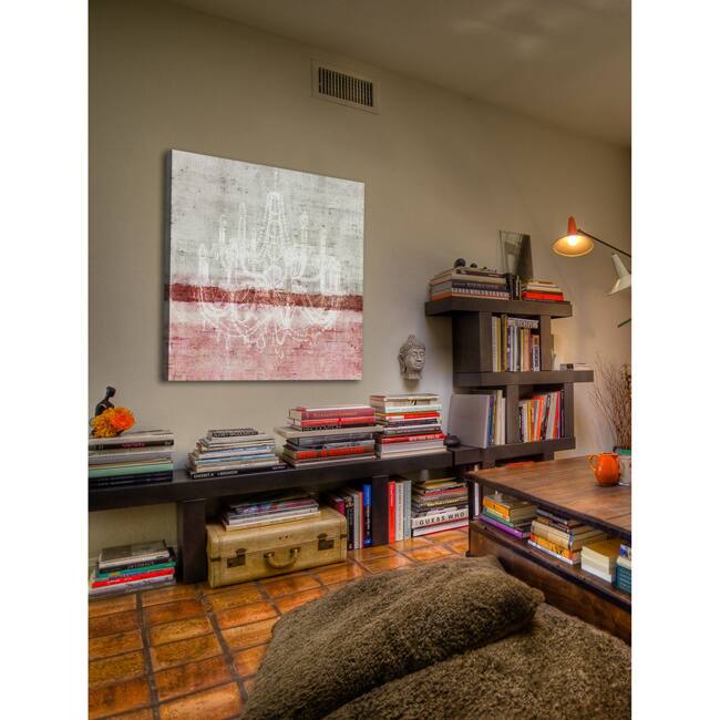Handmade Marmont Hill Art Collective 'Chandelier' Canvas Art (USA) - Multi-Color