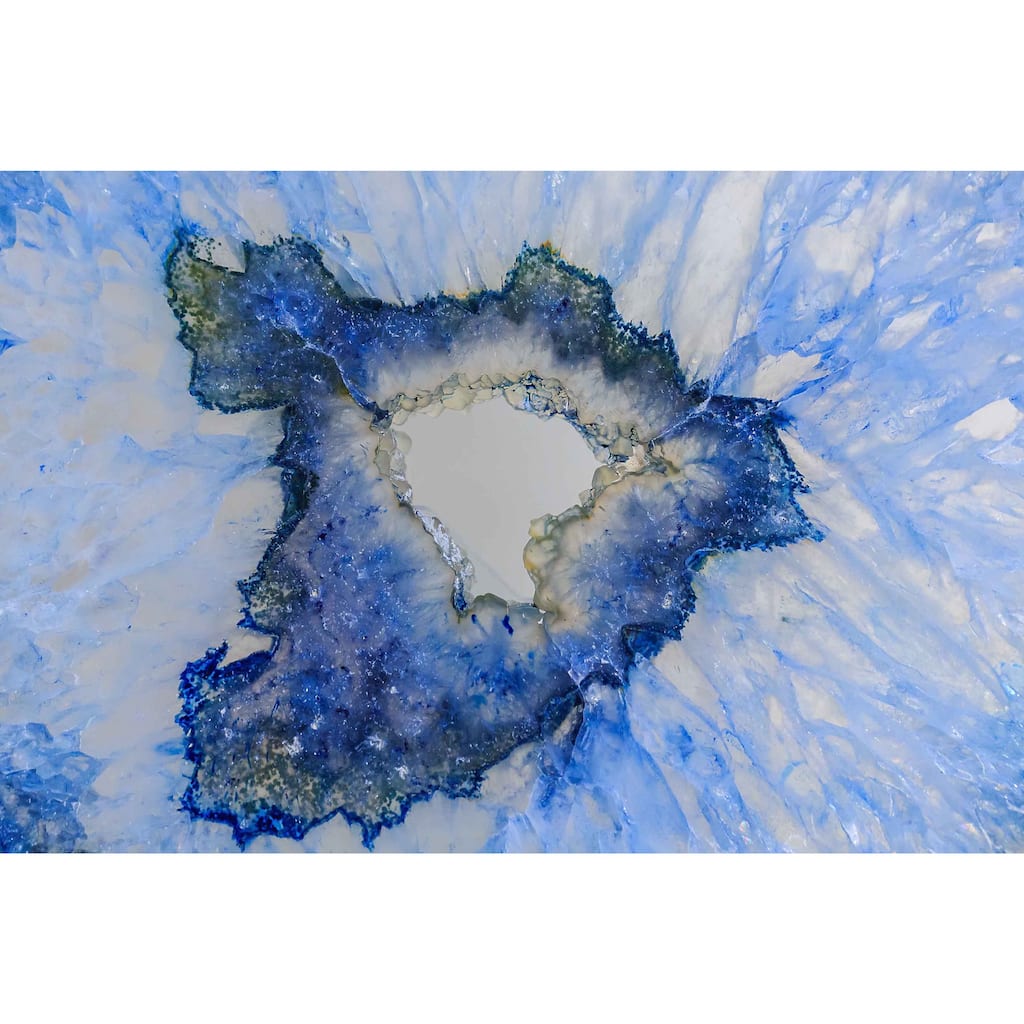 Marmont Hill Art Collective 'Blue Druzy' Canvas Art - Multi-Color