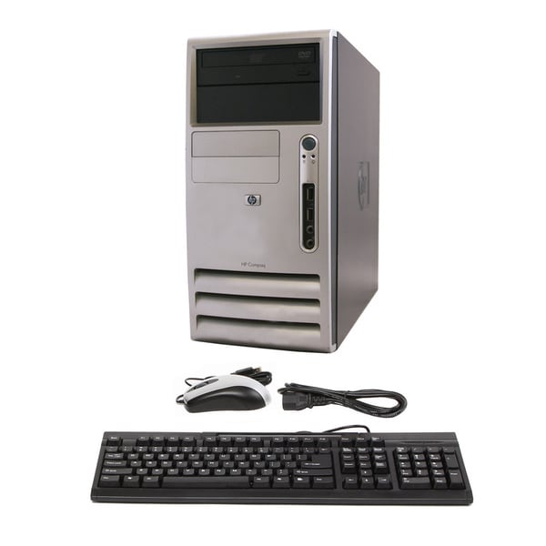 HP Compaq DX7300 Core 2 Duo 2.4GHz 2048MB 320GB DVD Windows 7 Home Premium MT Computer (Refurbished) HP Desktops