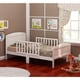 preview thumbnail 1 of 0, Warm White Harrisburg Toddler Bed