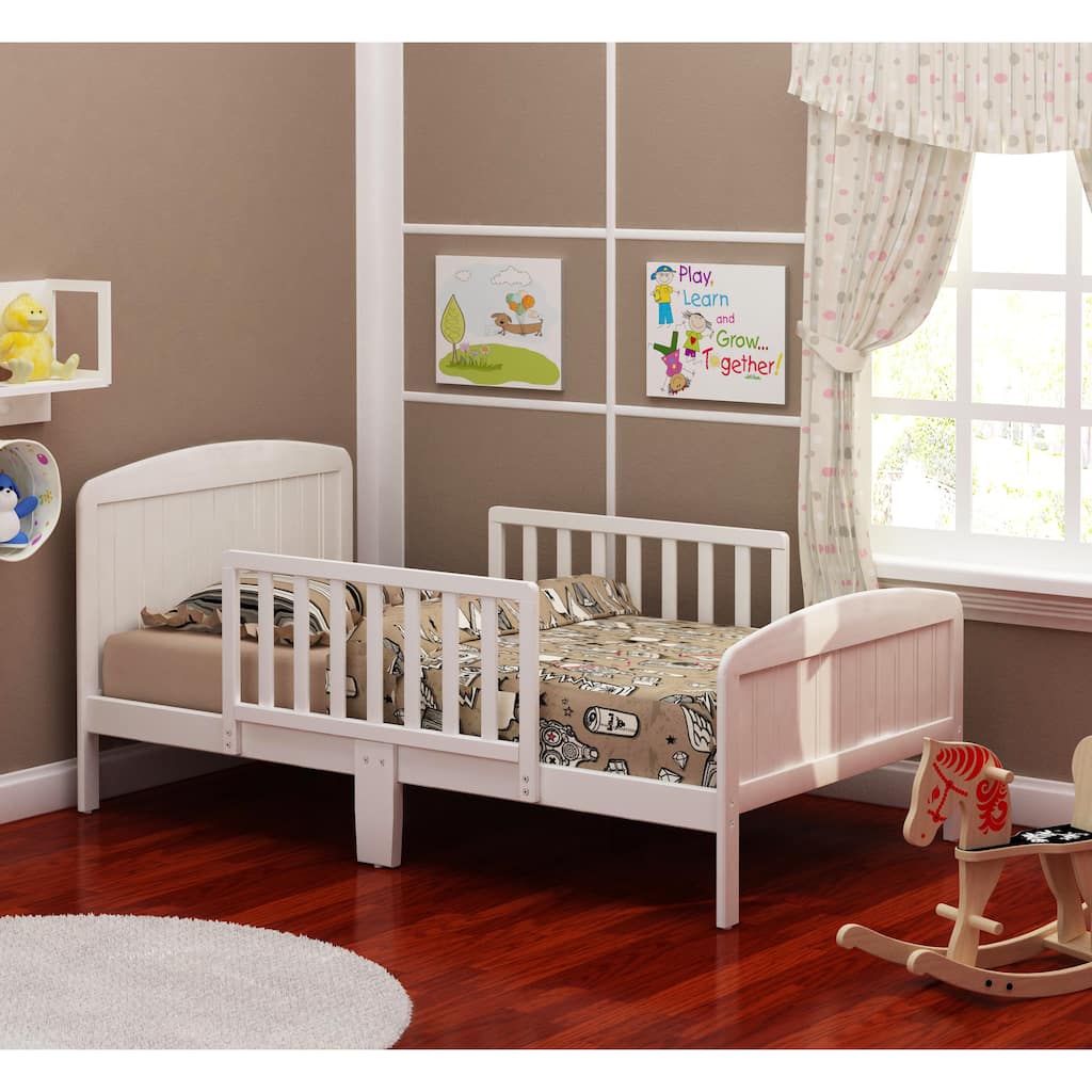 Warm White Harrisburg Toddler Bed